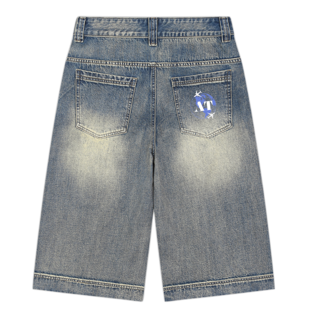 Amarian Tyler Worldwide Denim Shorts – Light Wash