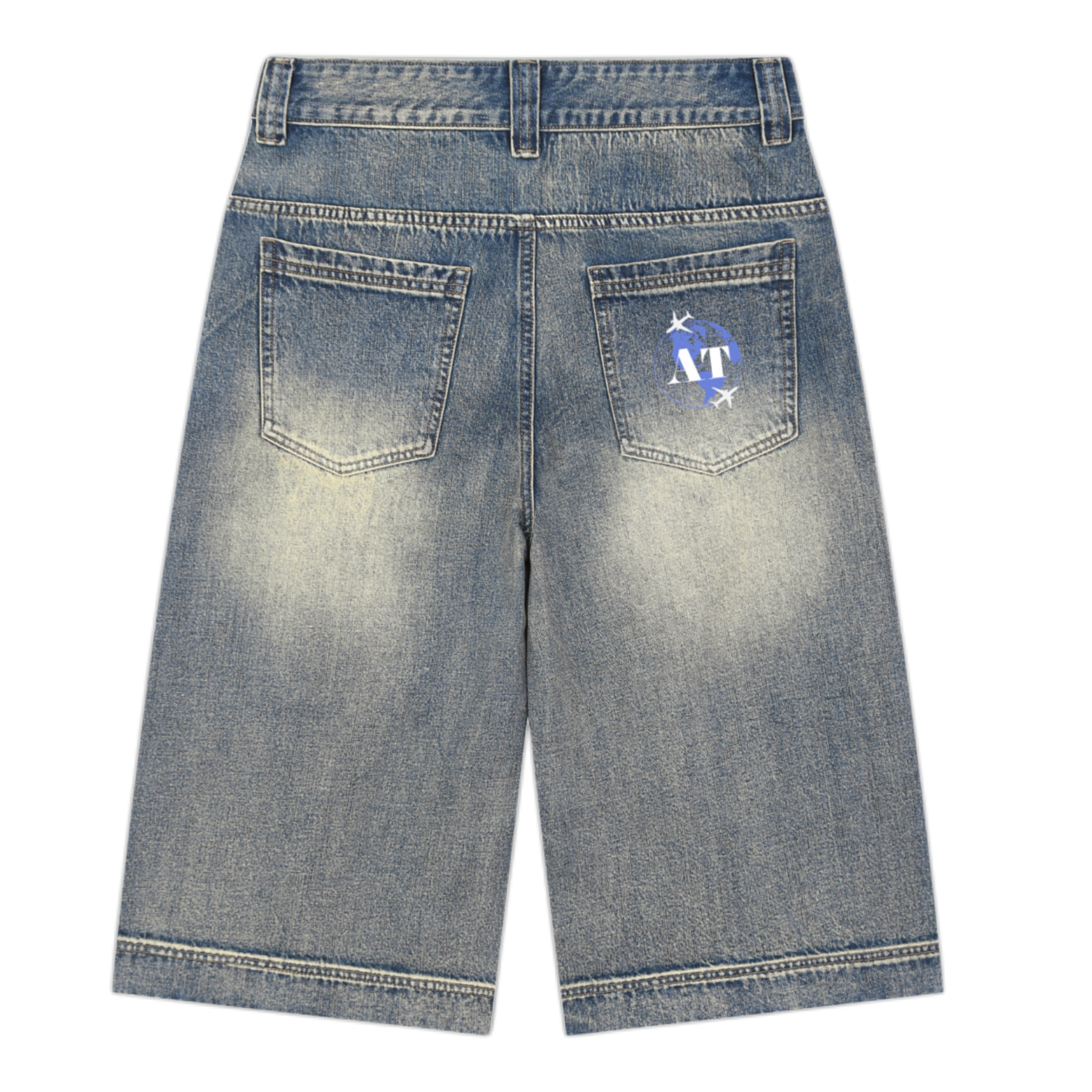 Amarian Tyler Worldwide Denim Shorts – Light Wash