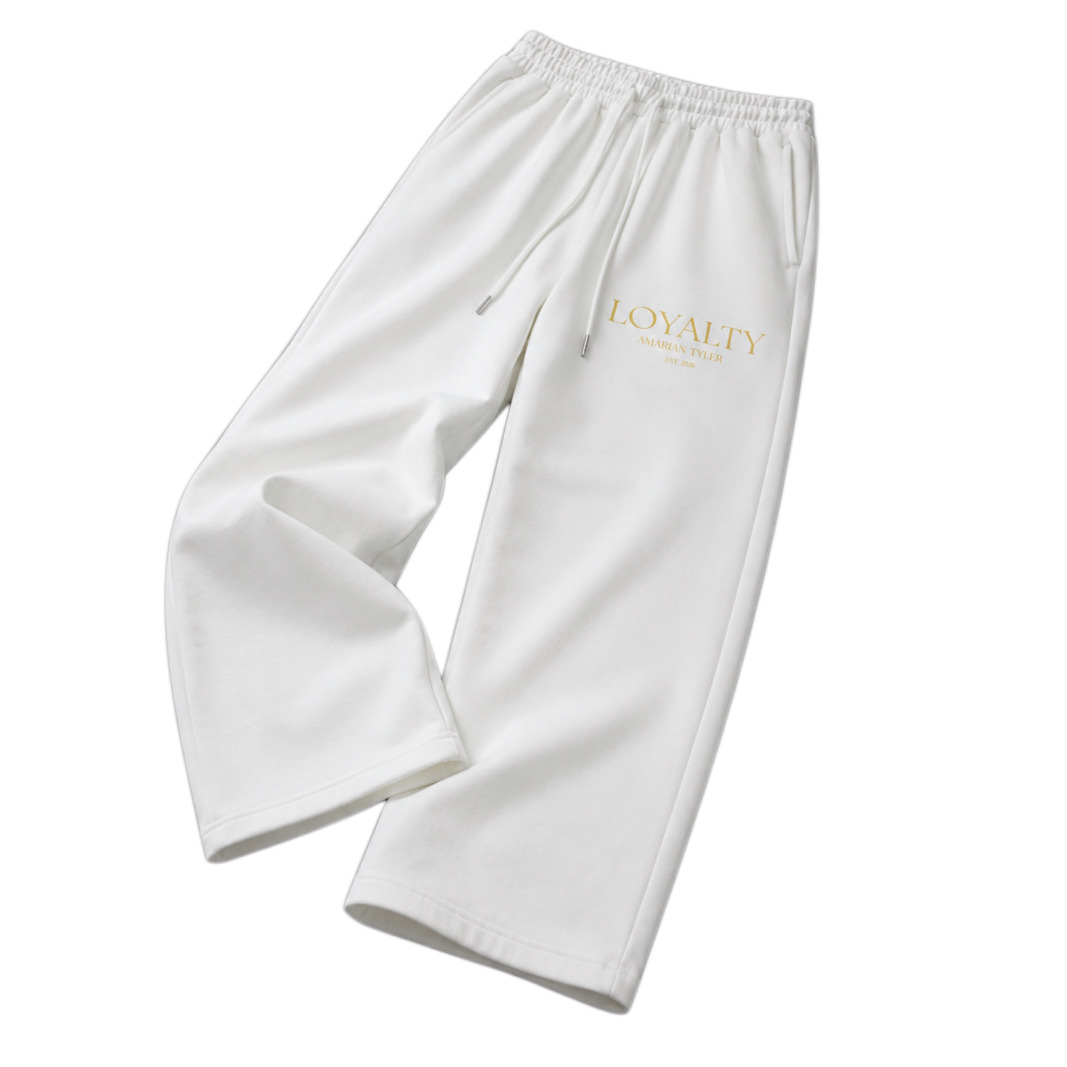 Loyalty Above All Sweatpants – White