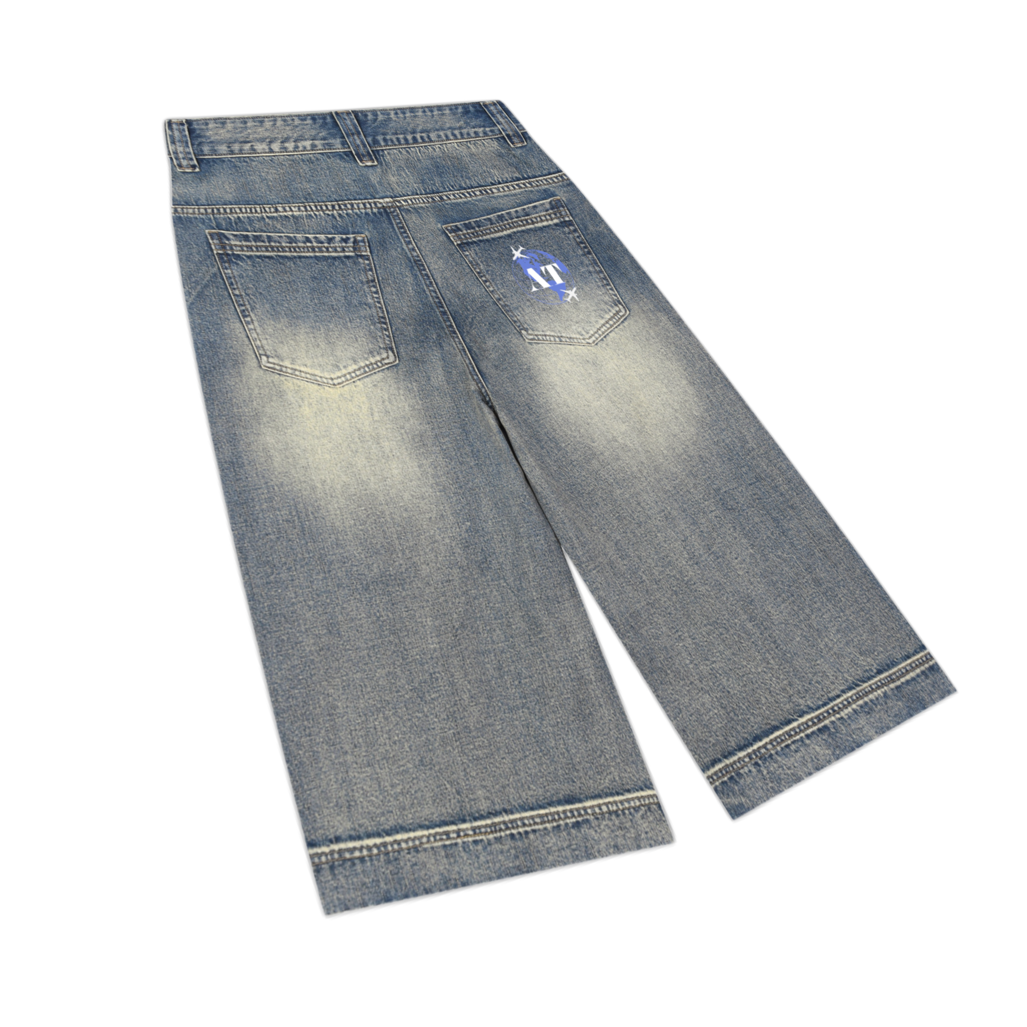 Amarian Tyler Worldwide Denim Shorts – Light Wash