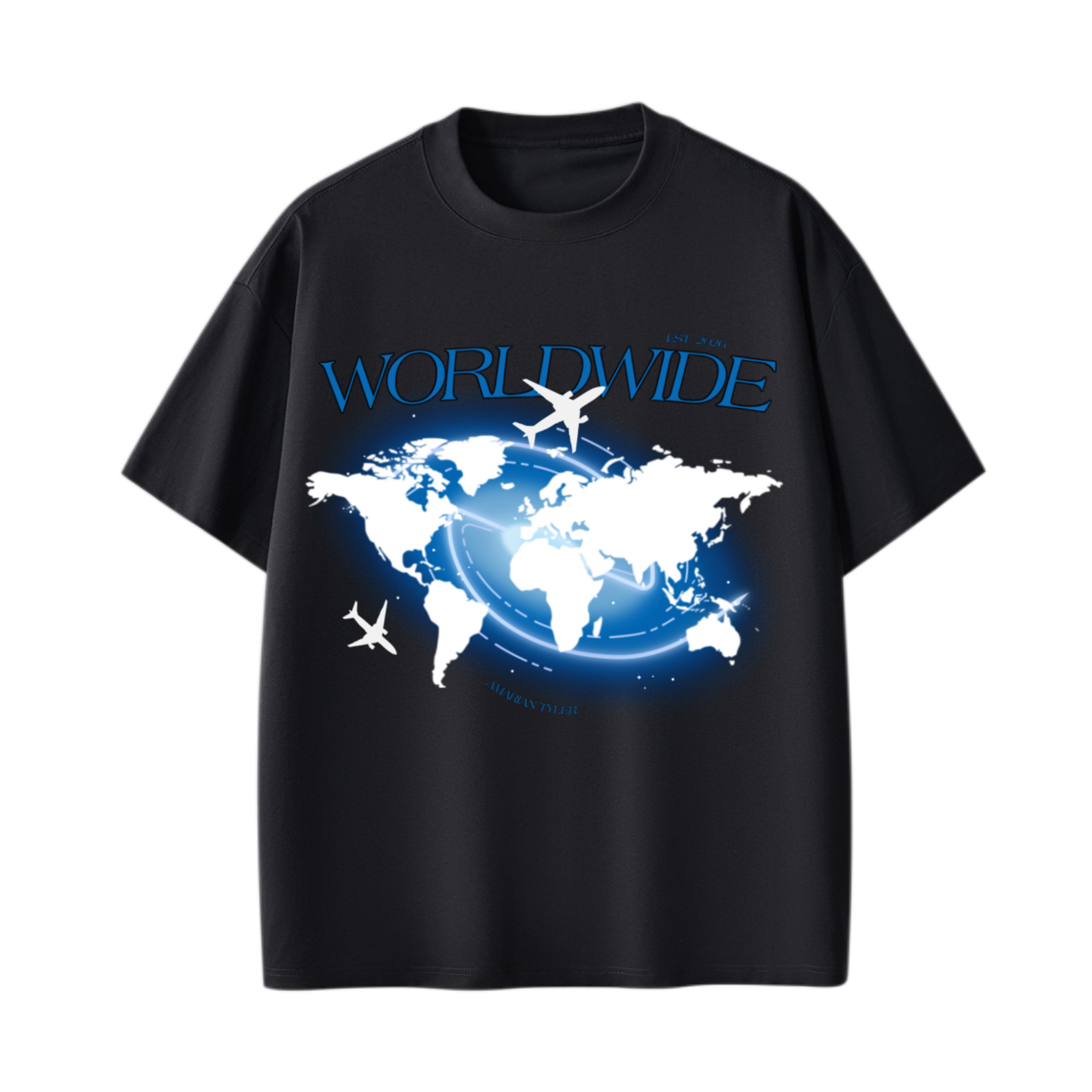 Amarian Tyler Worldwide UV Protection and Cooling Fabric Tee – Black