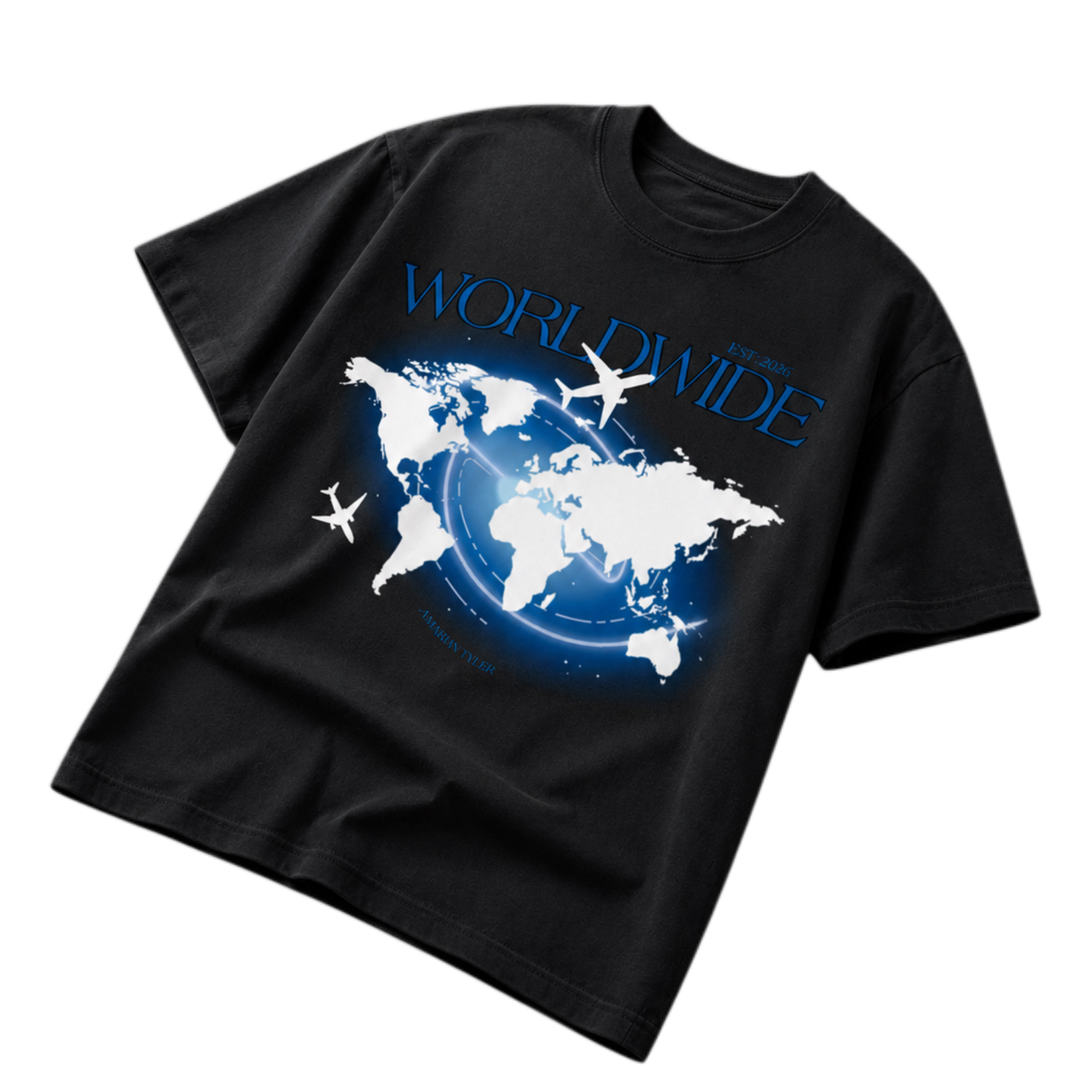 Amarian Tyler Worldwide UV Protection and Cooling Fabric Tee – Black