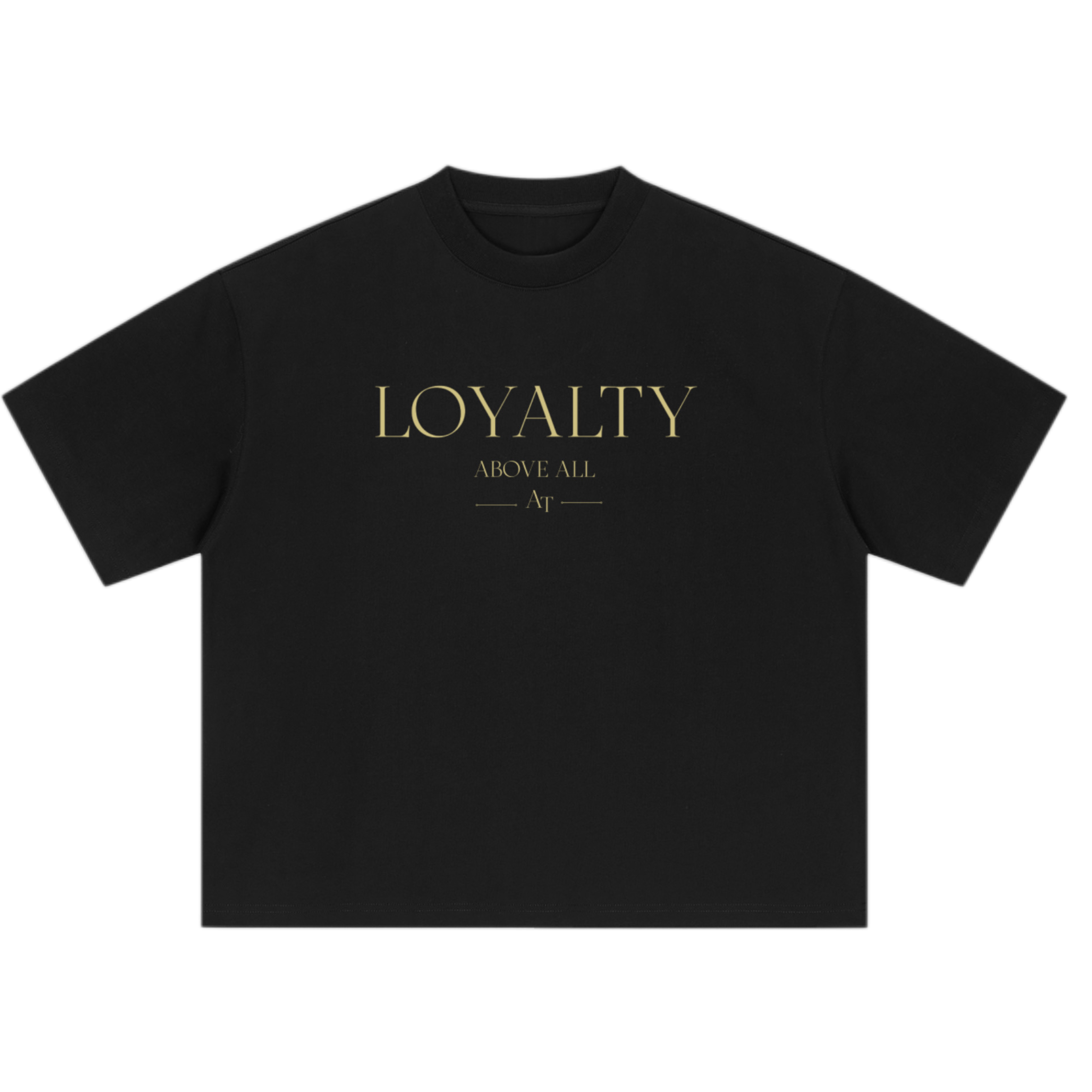 Loyalty Above All premium quality Tee – Black